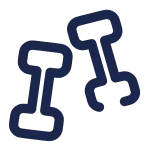 Dumbbells 2 SVG Icon